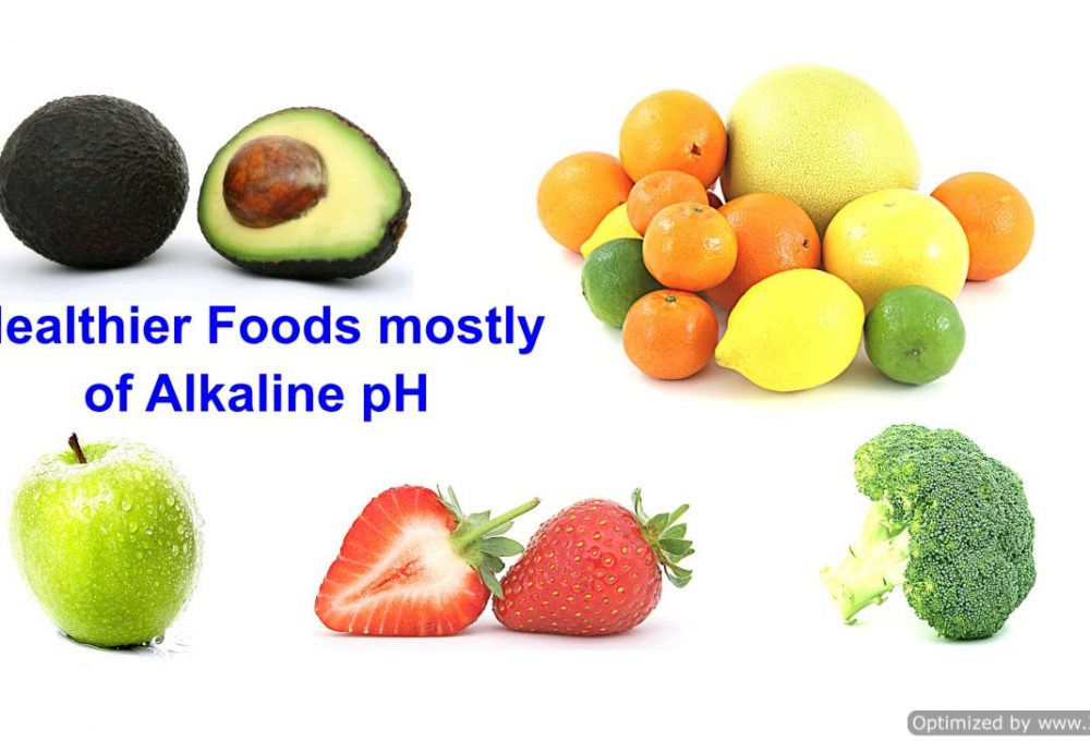 Fresh fruits and veggies mostly alkaline pH and are anti-oxidant. Just like alkaline water